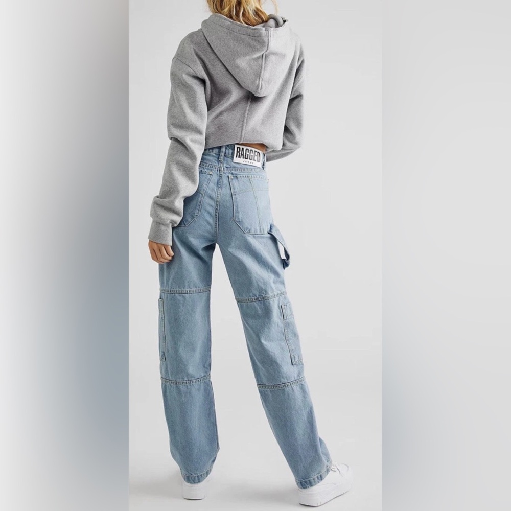The Ragged Priest‎ Women's Straight Leg Combat Carpenter Jeans - Size 28